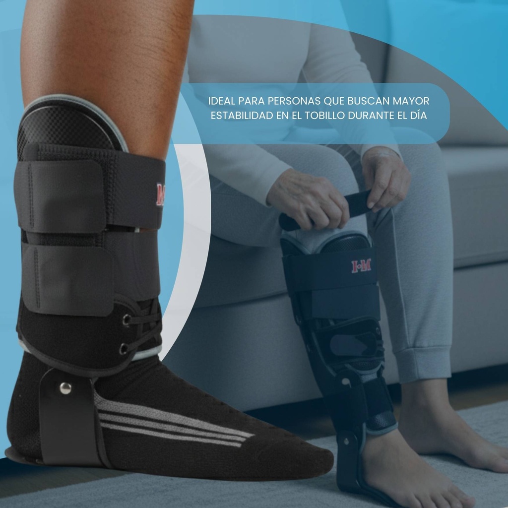Tobillera izquierda rigida