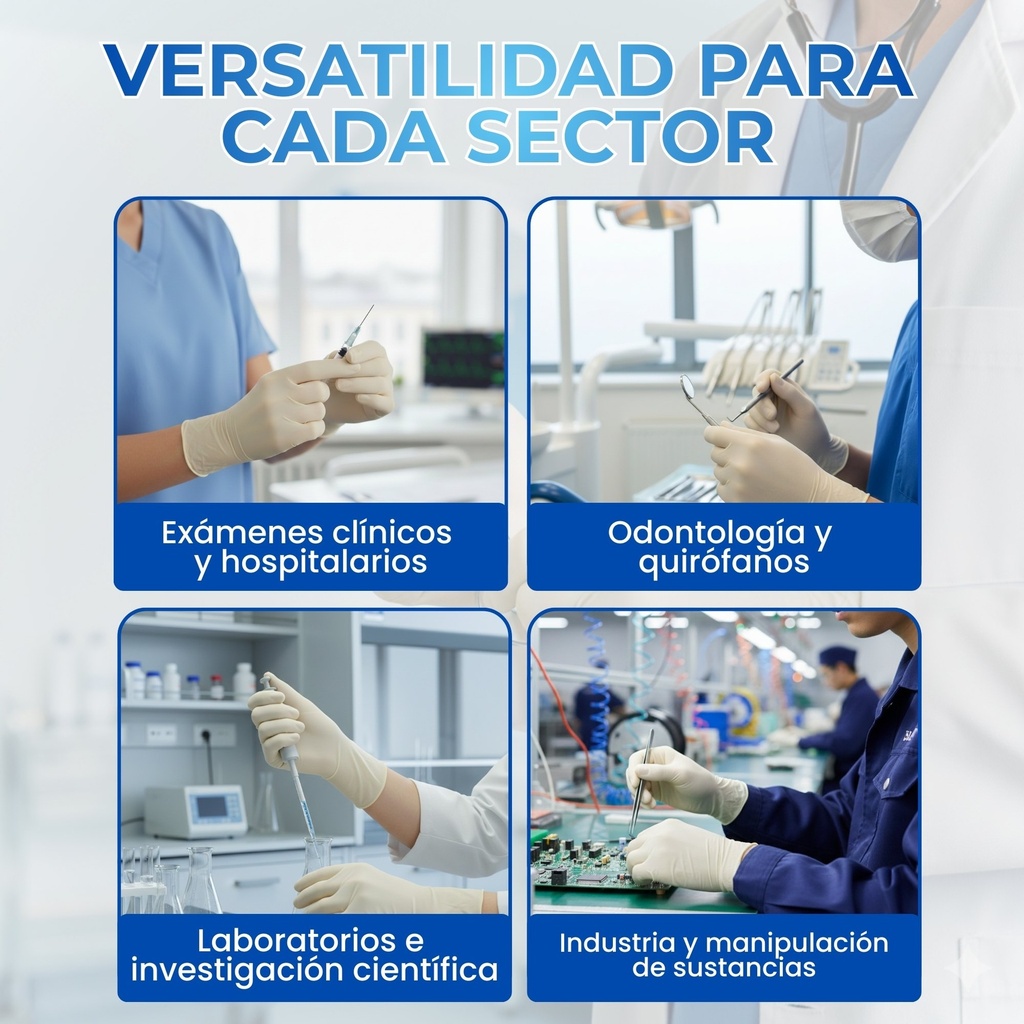guantes médicos que no causen alergia