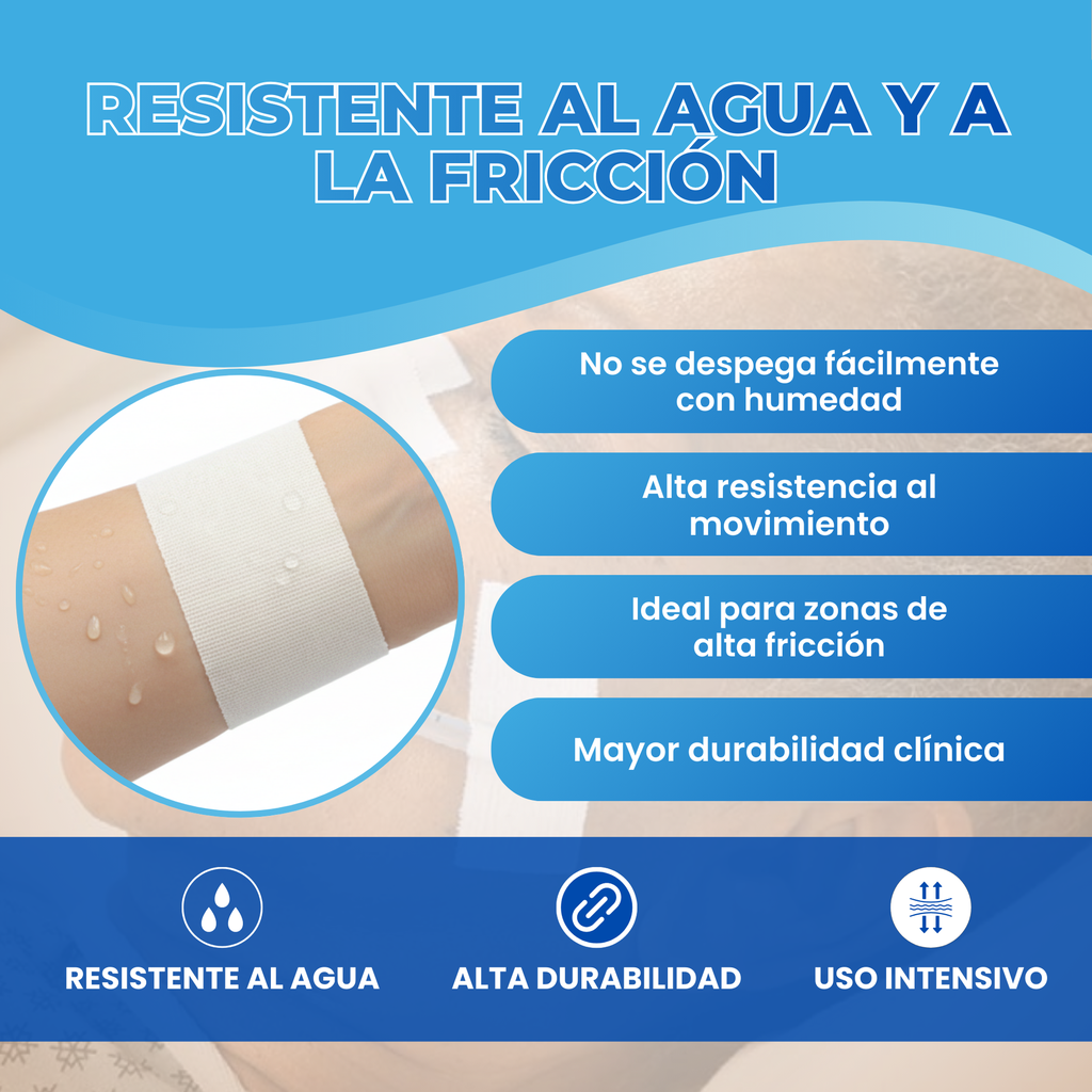 cinta médica para sujetar gasas y vendajes