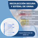 Bolsa para orinar para pacientes encamados adultos