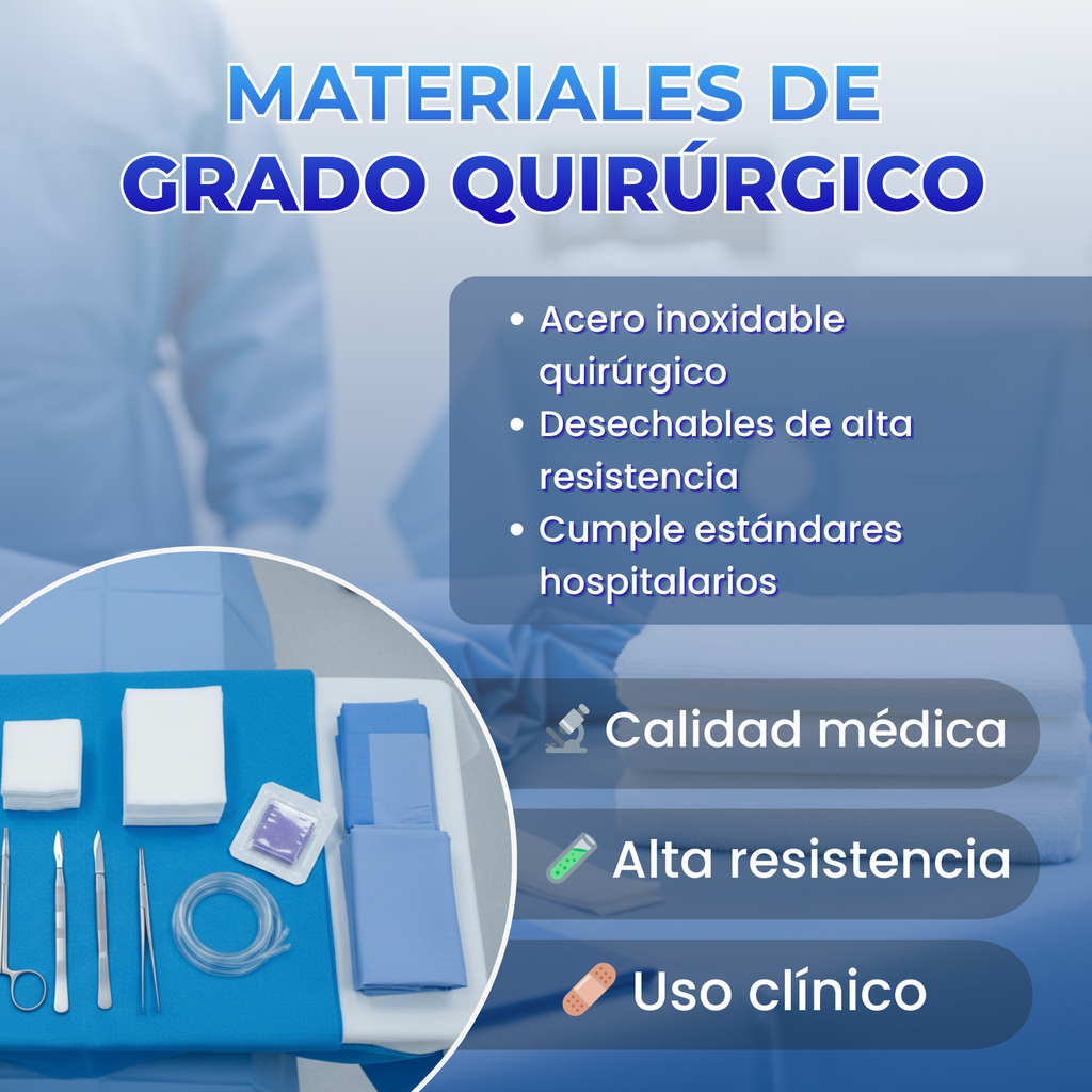 Paquete estéril para operaciones de abdomen mayor