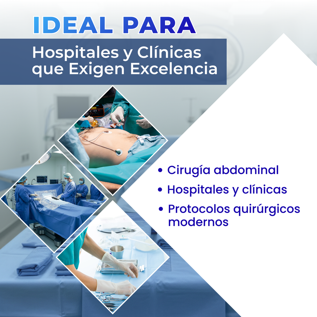 Set de laparotomía desechable para cirugía abdominal