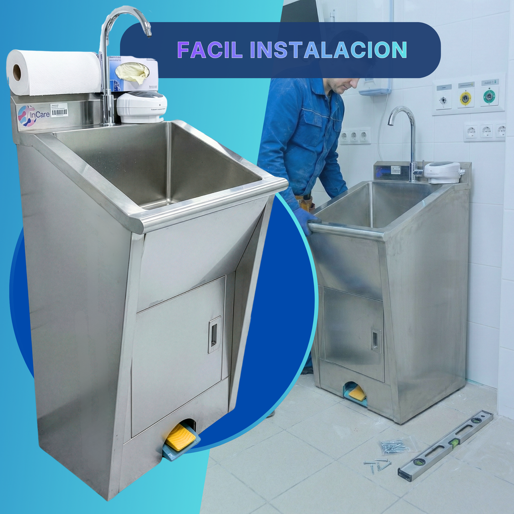 lavamanos quirúrgico acero inoxidable grado médico