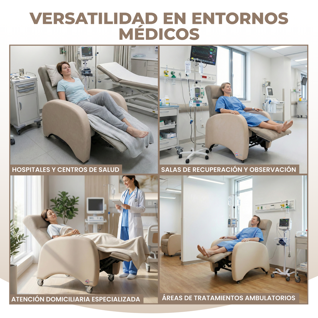 Sillón médico reclinable cómodo