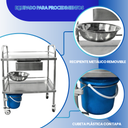 carro de curaciones acero inoxidable certificado CE FDA