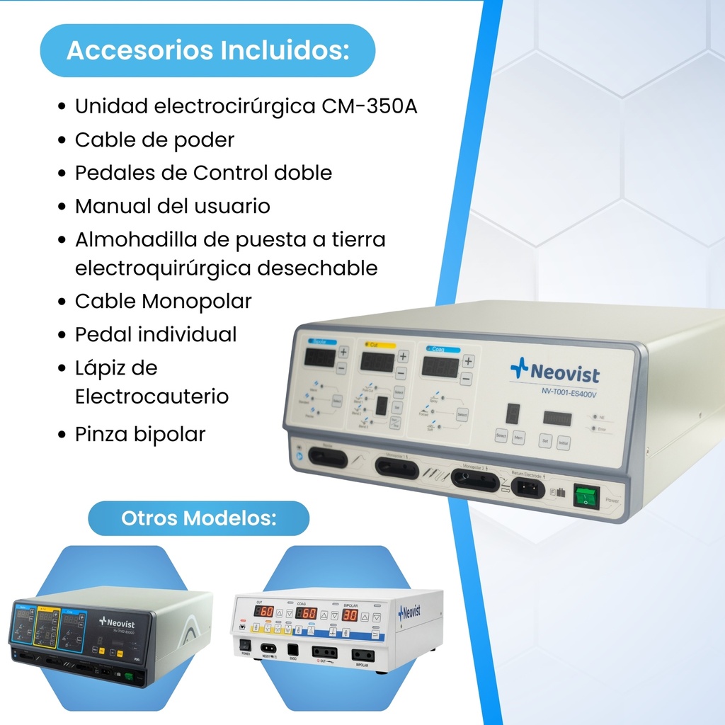 Electrocauterio / Electrobisturi 400V NV-T001-ES400V Neovist