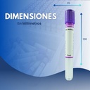 tubo morado laboratorio