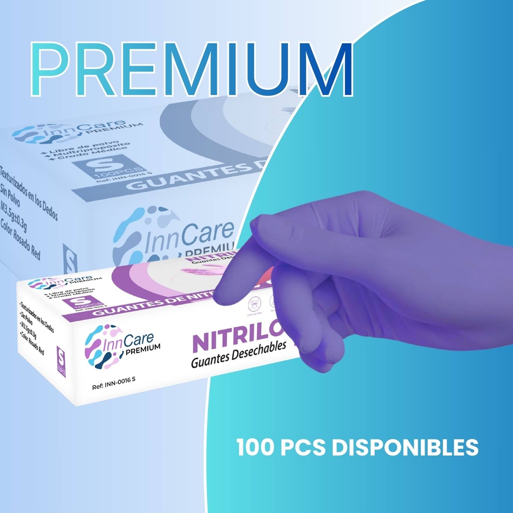 Guantes de protección médica para procedimientos clínicos y diagnósticos