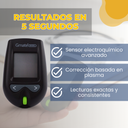 Aparato para medir azúcar en sangre fácil de usar