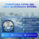 Campo quirúrgico de laparotomía estéril con accesorios completos