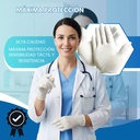 guantes de nitrilo blanco