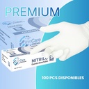 guantes nitrilo premium blanco