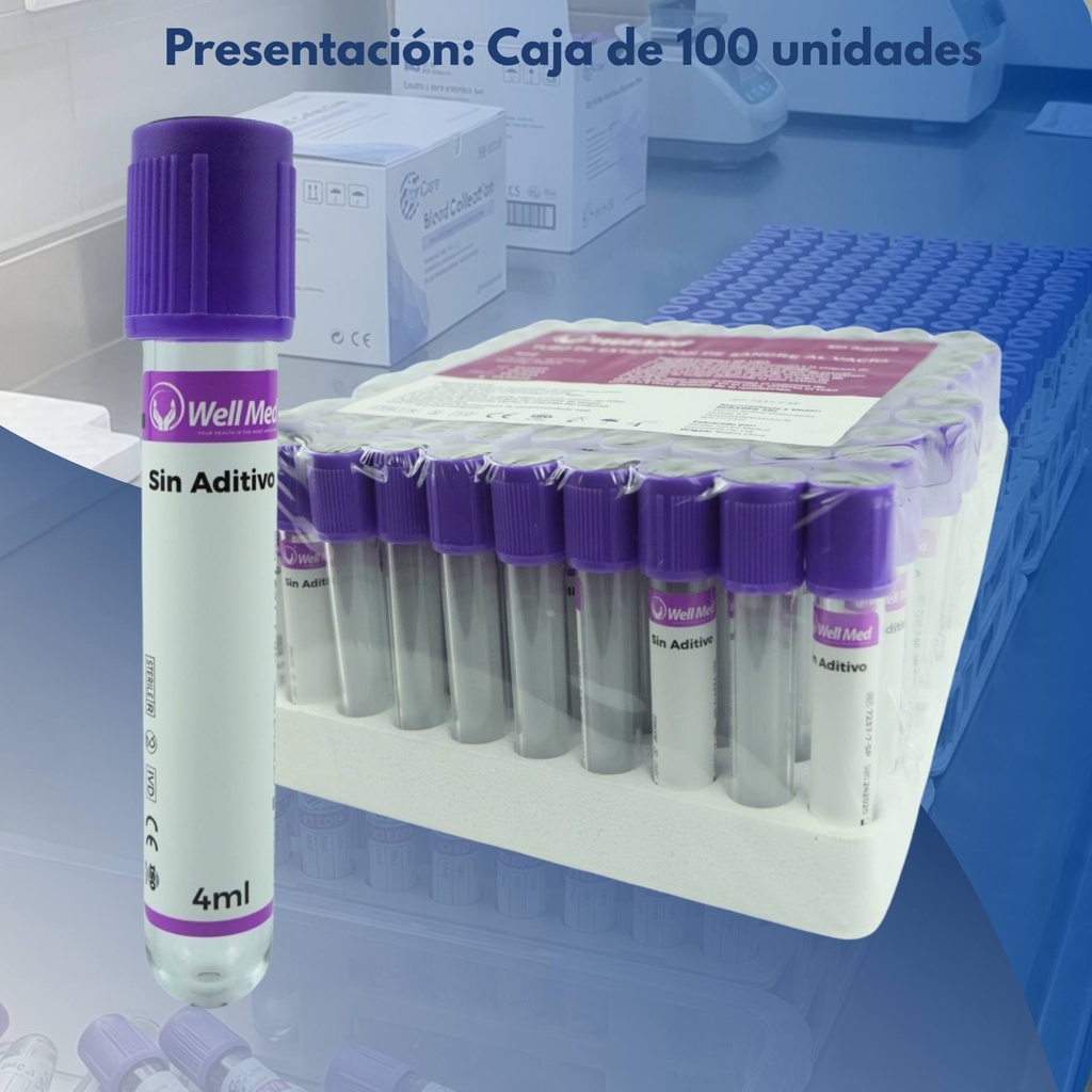 tubo de extracción morado 4ml