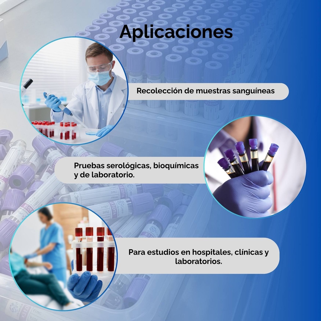 tubo morado con anticoagulante