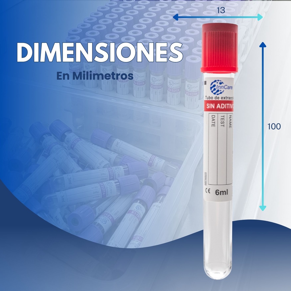 tubo tapa roja 6ml
