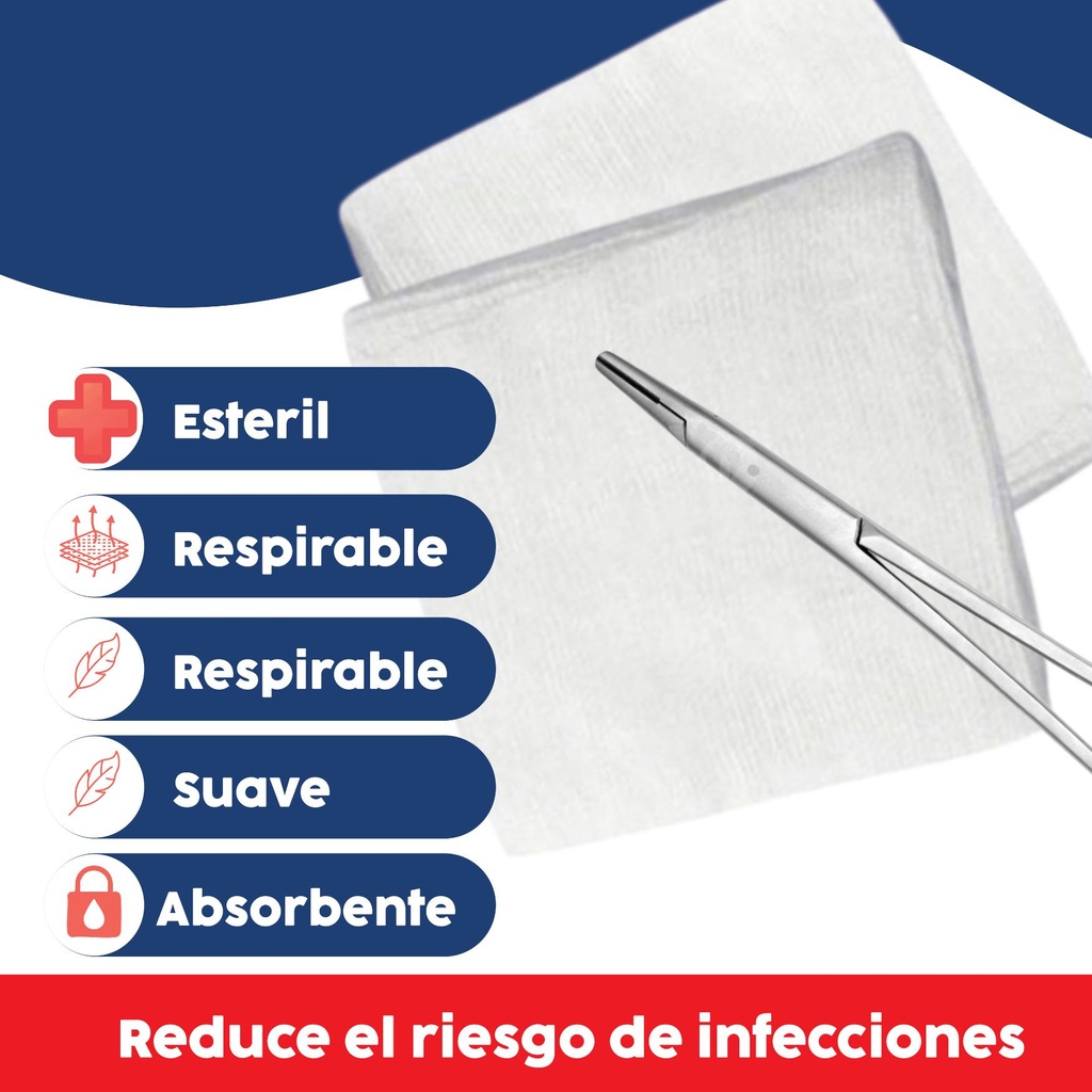 gasa para primeros auxilios