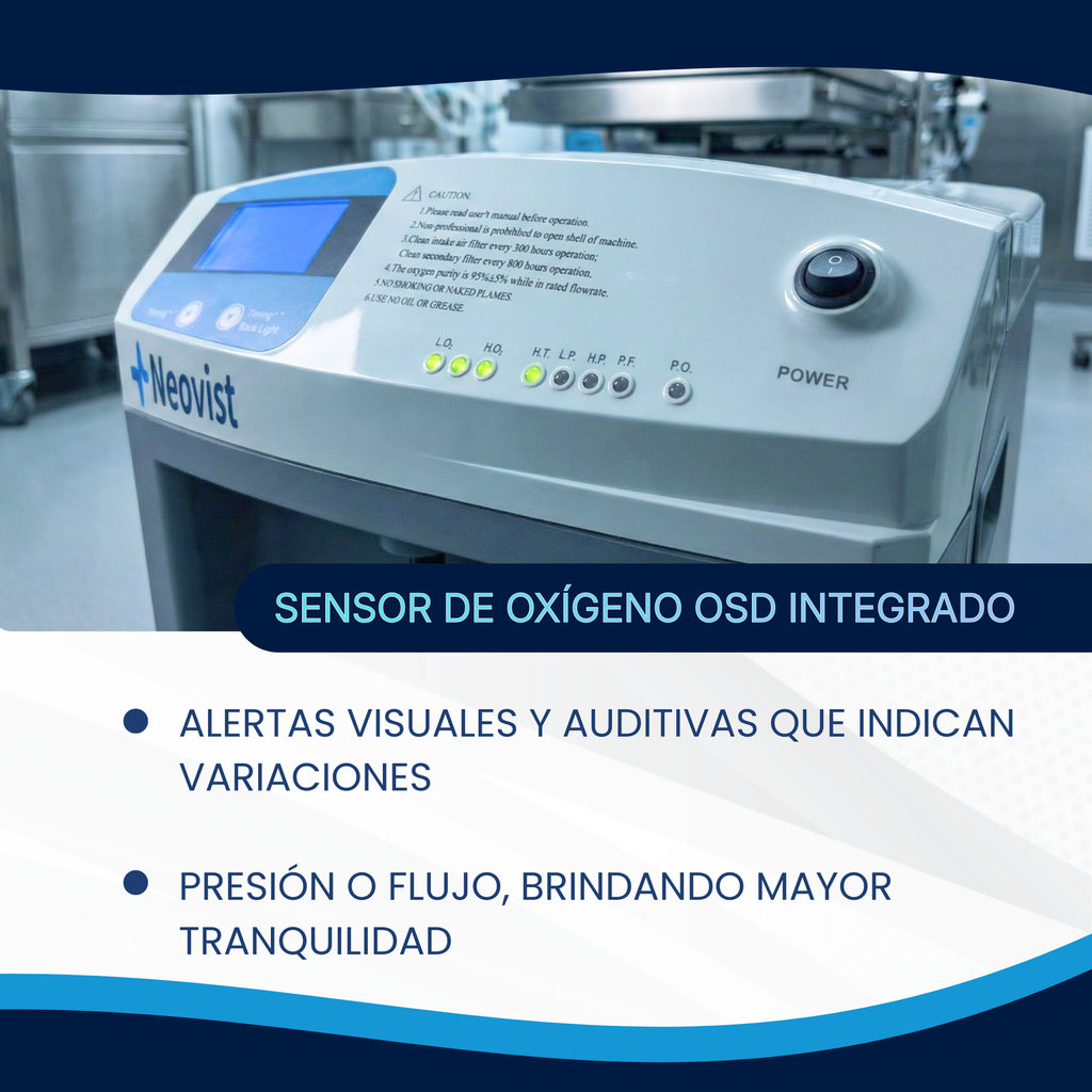 equipo médico para terapia respiratoria intensiva