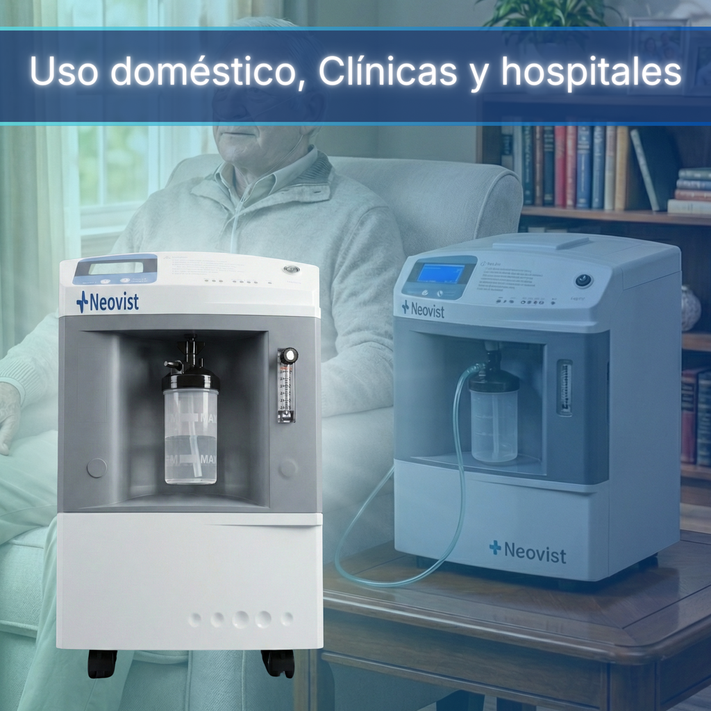 concentrador de oxígeno de alto flujo 10 litros por minuto