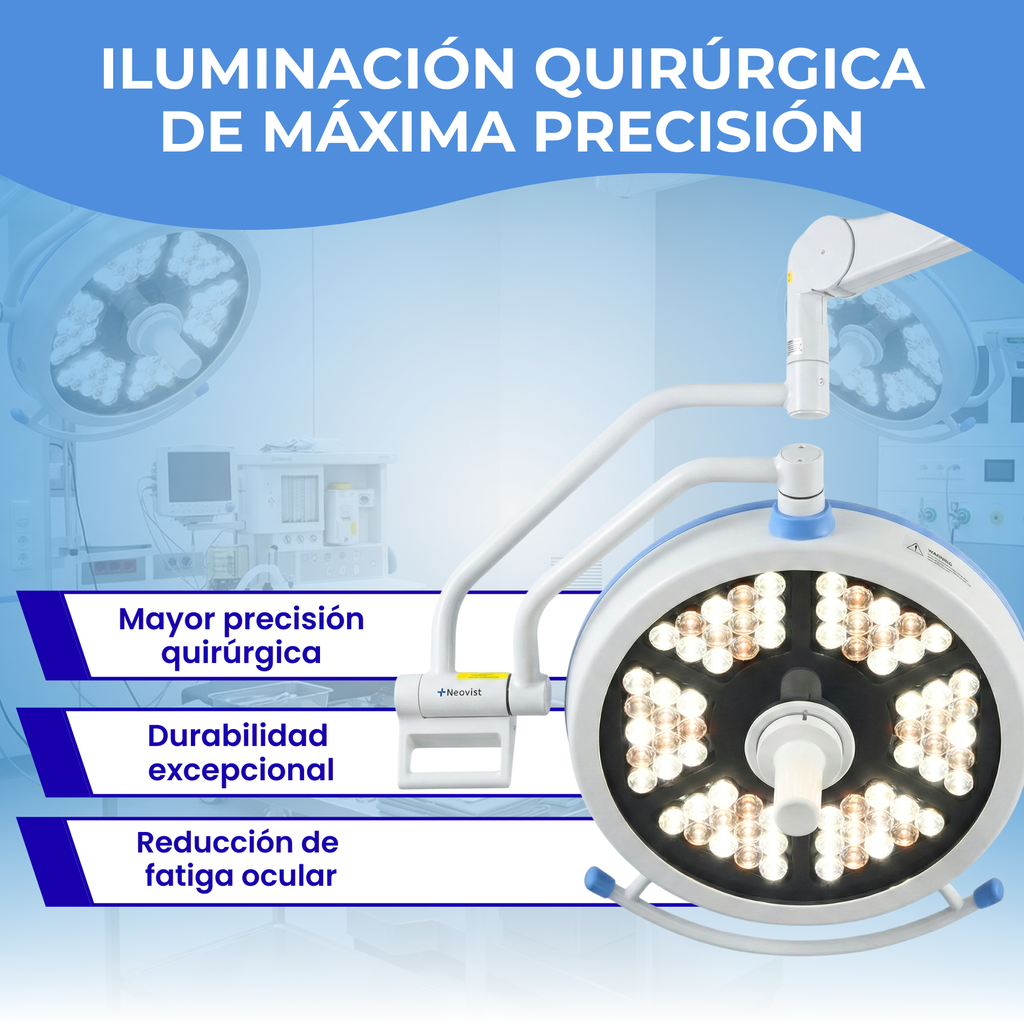 lámpara quirúrgica profesional para hospitales y clínicas