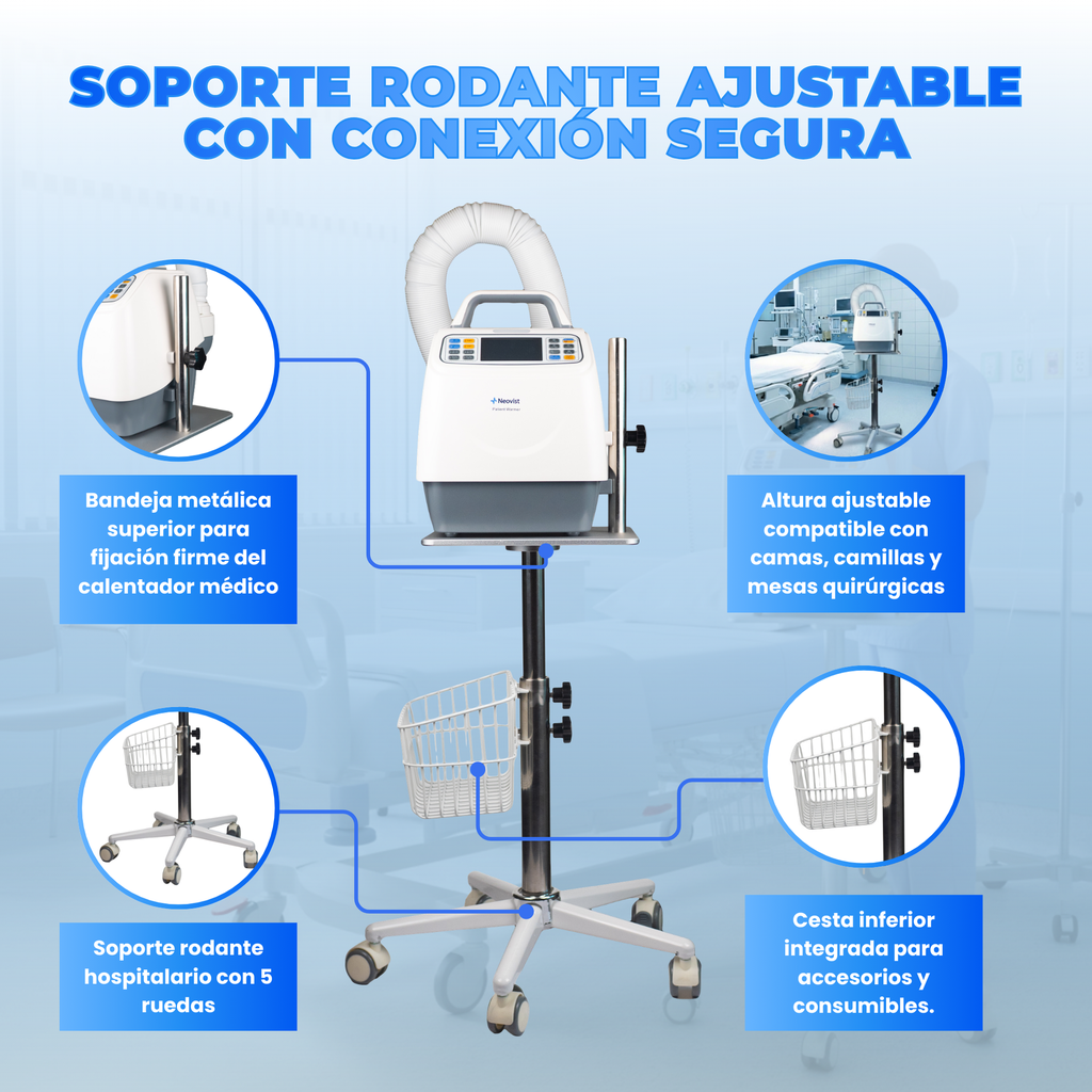 calentador de mantas por aire forzado con certificación