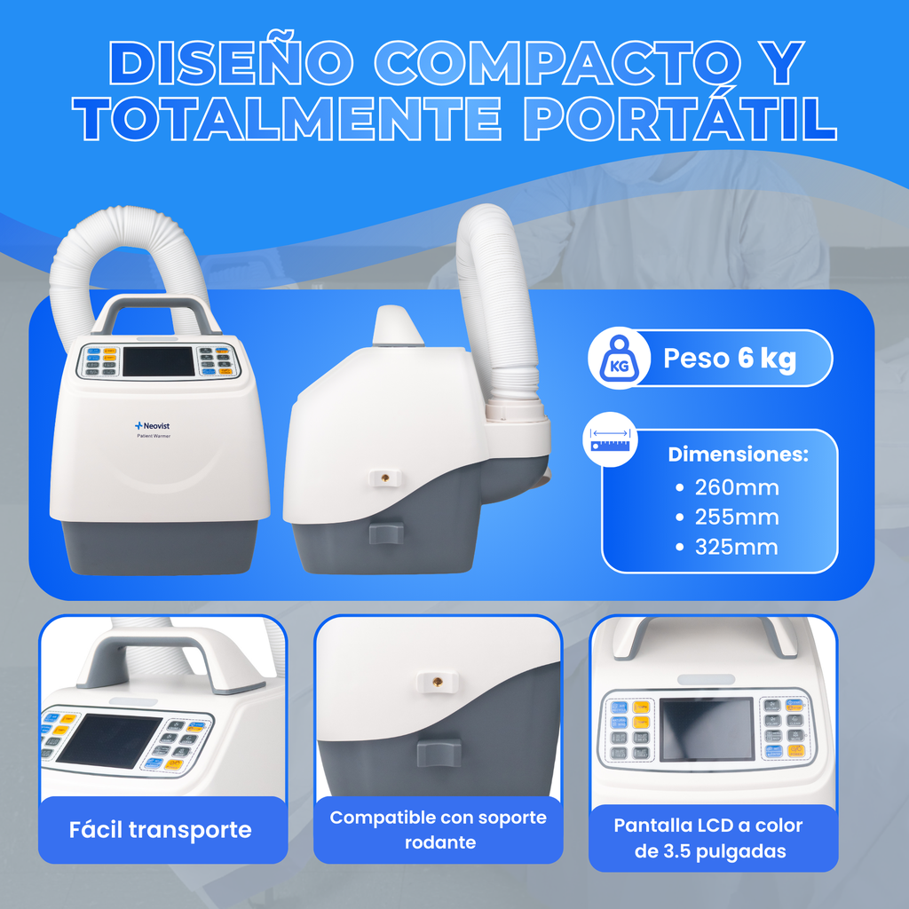 calentador de manta térmica hospitalario