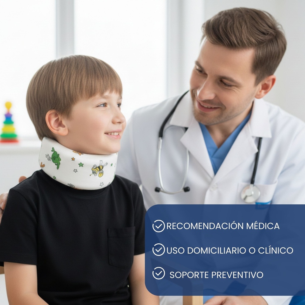 collarín médico para bebé