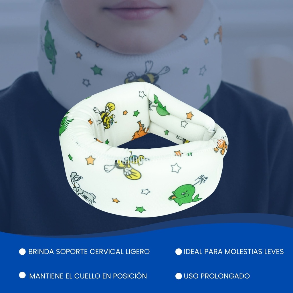 collarín cervical pediátrico