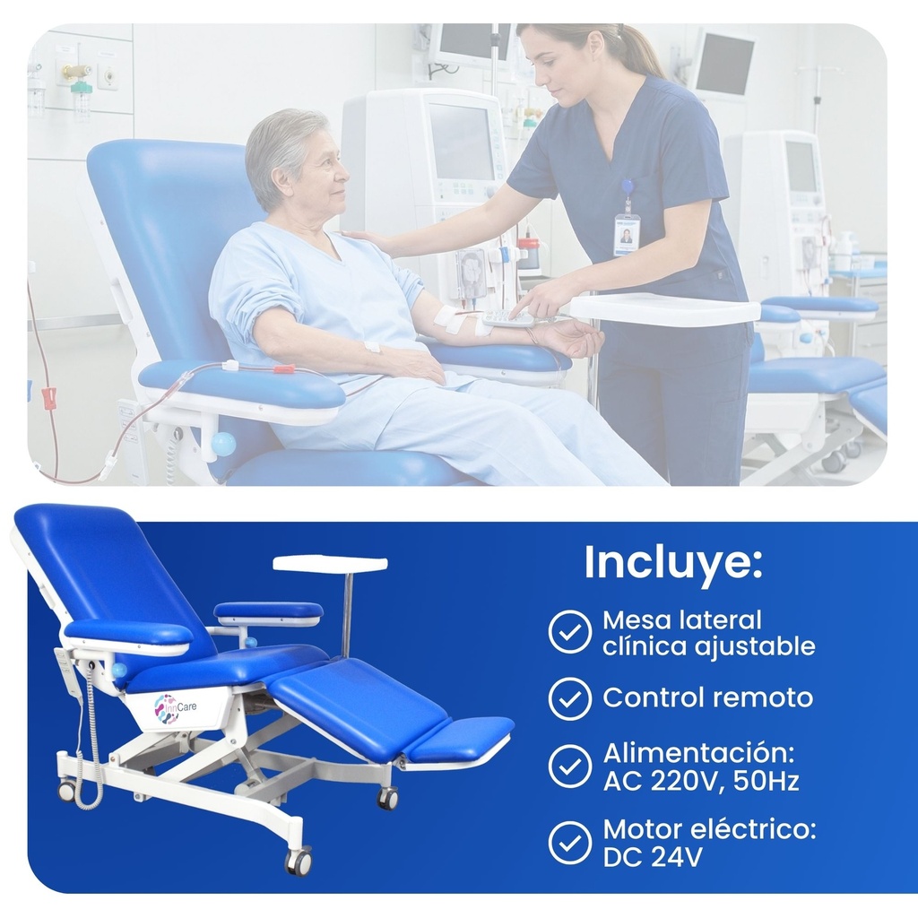 Sillón para Hemodiálisis Eléctrico InnCare