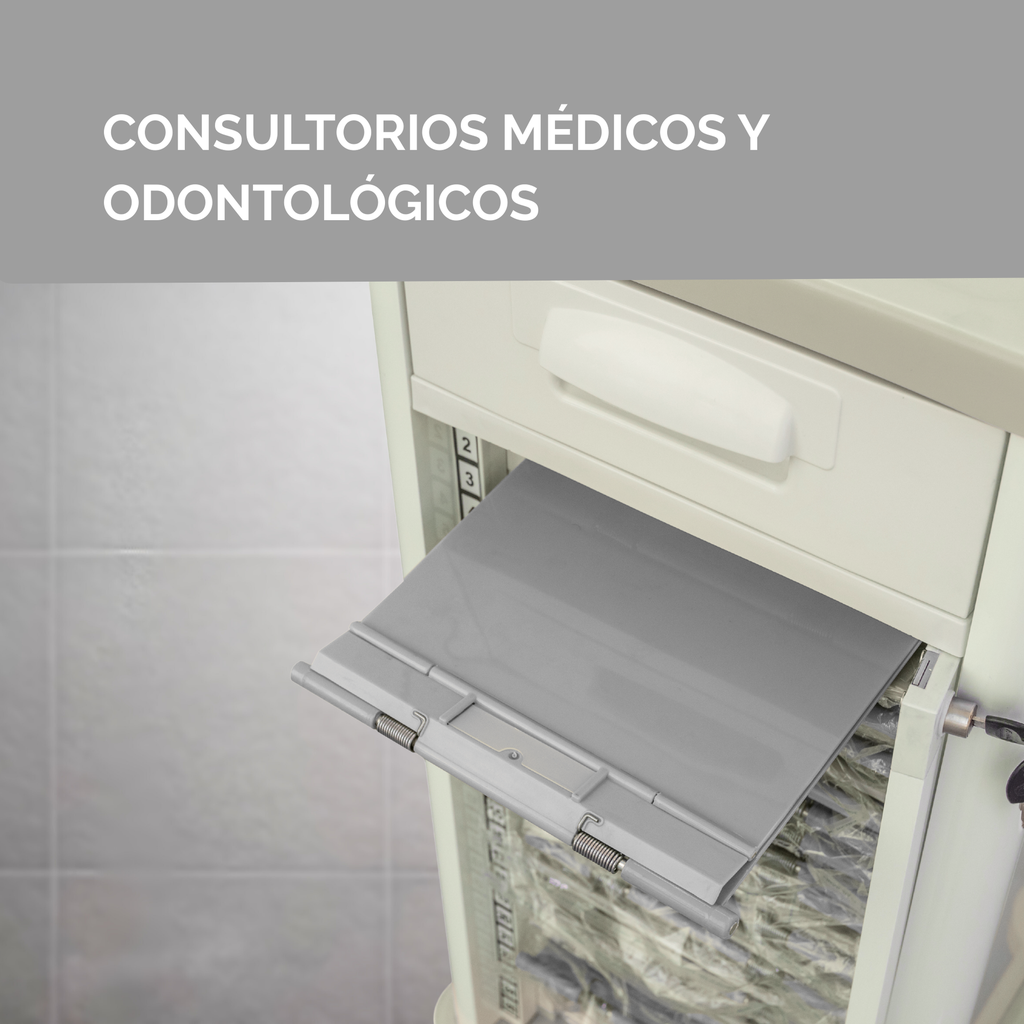 organizador clínico de alta durabilidad para hospitales