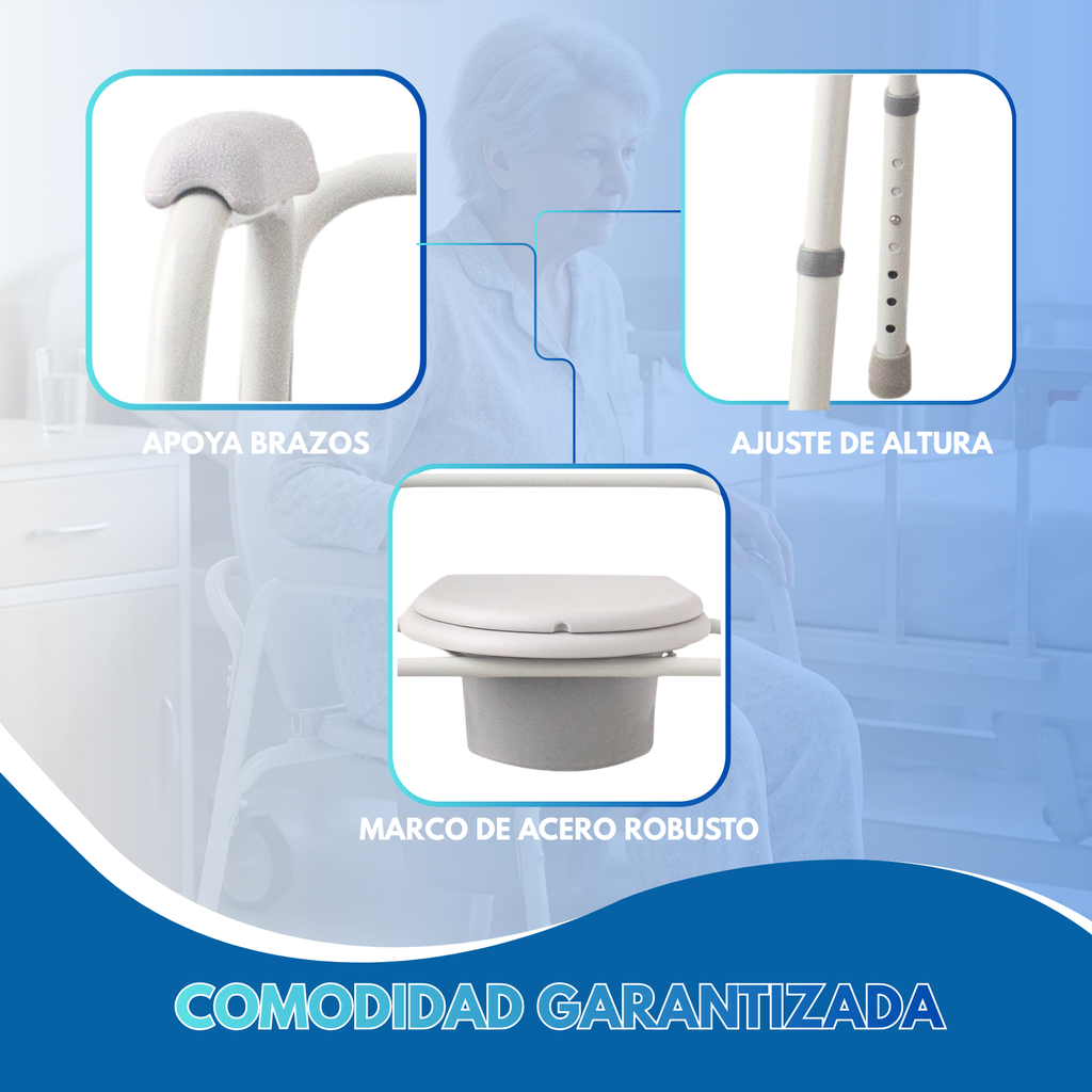 silla sanitaria para pacientes encamados