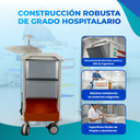 carro de reanimación hospitalario