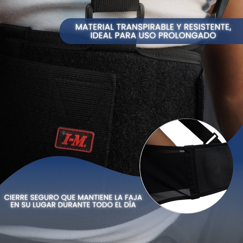 faja para enderezar la espalda