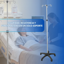 Pie de suero grado médico para hospitales públicos