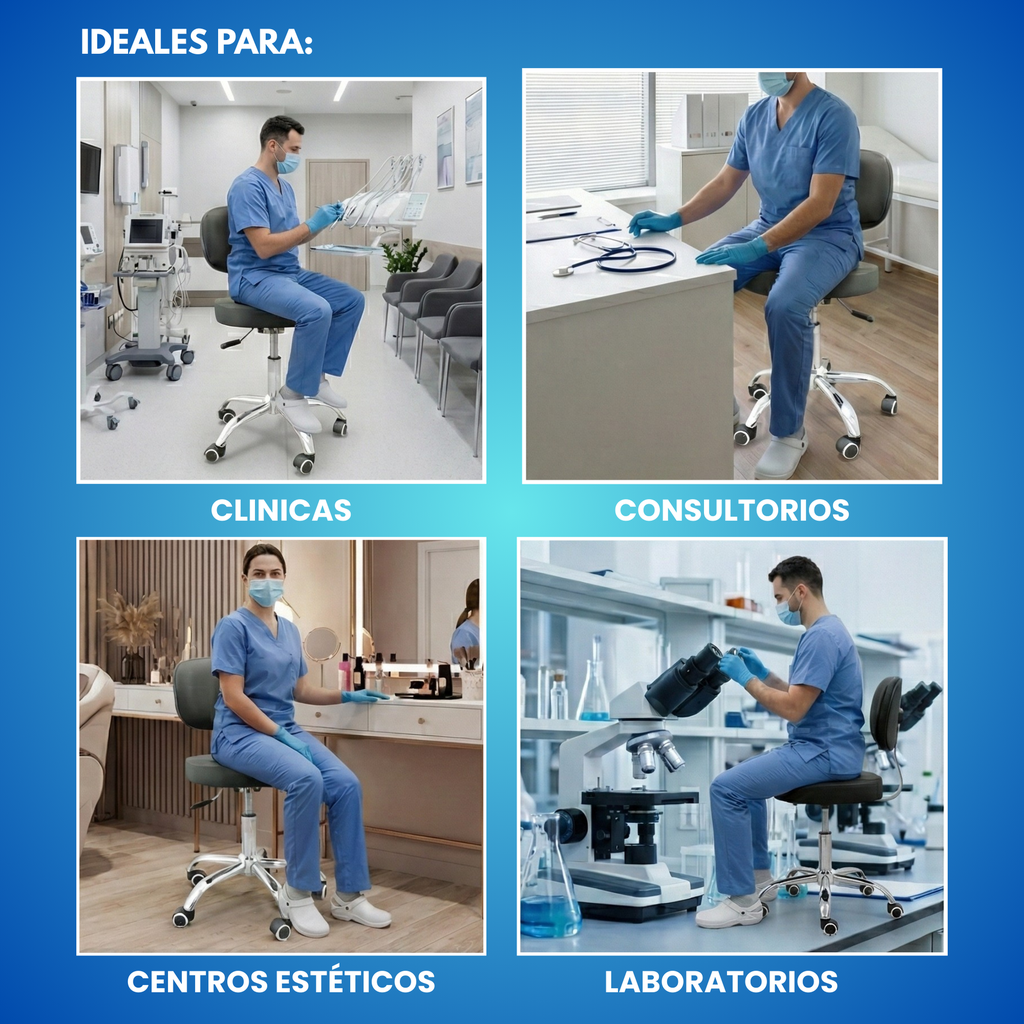 taburete medico profesional para consultorio