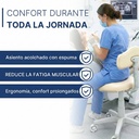 taburete para odontologo con ruedas