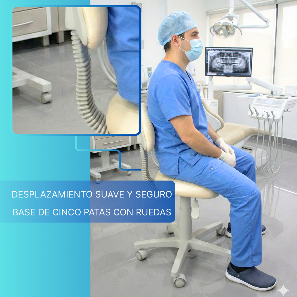 taburete dental profesional para consultorio