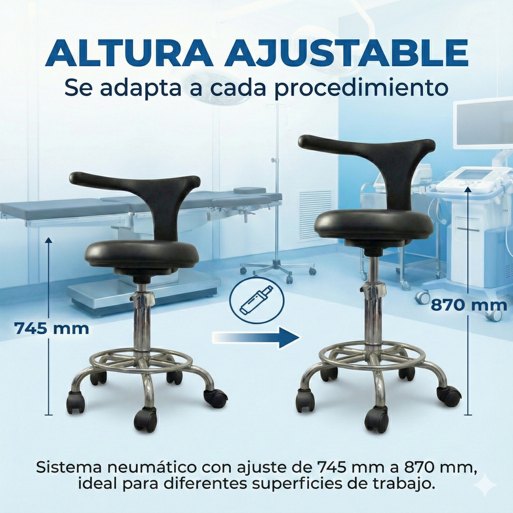 taburete para odontologia profesional