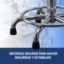 taburete hospital acero inoxidable precio