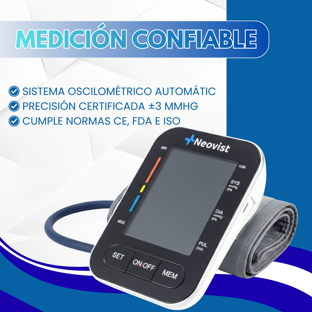 Esfigmomanómetro Digital de Brazo Neovist