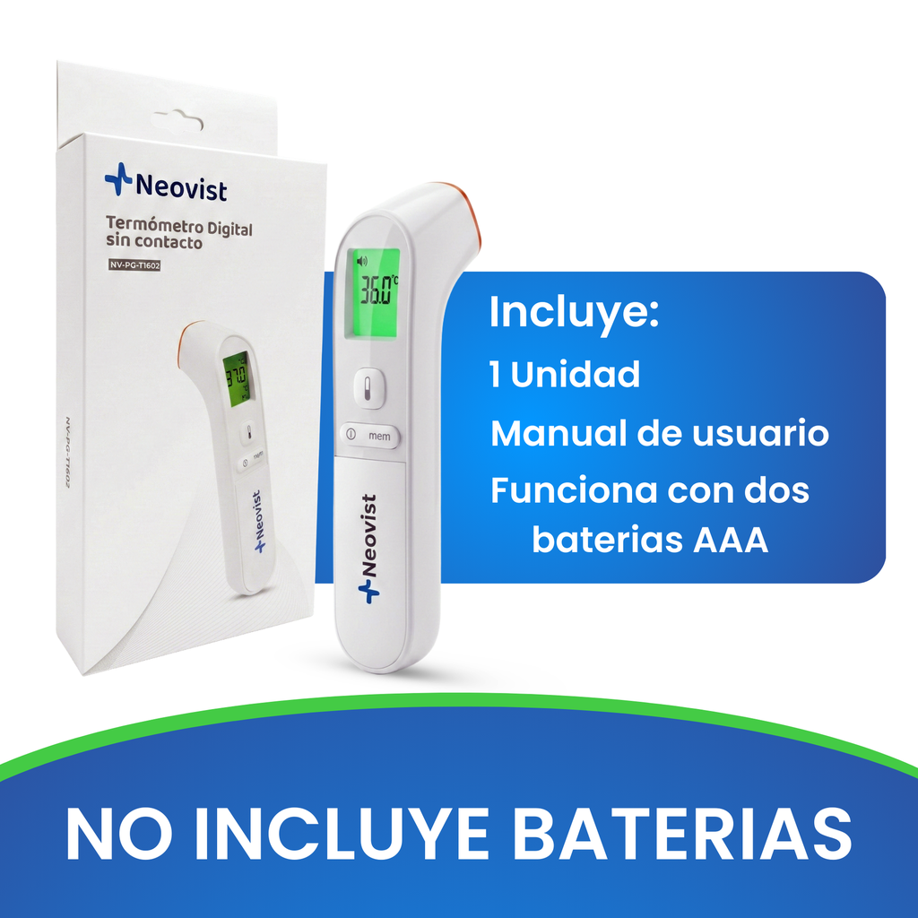 aparato digital para medir fiebre sin tocar la piel