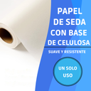Rollo de papel para camilla hospitalaria desechable