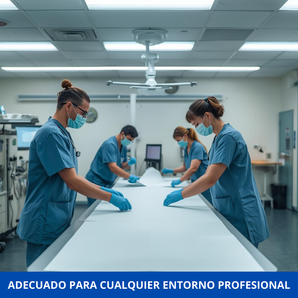 Papel camilla para examen médico desechable