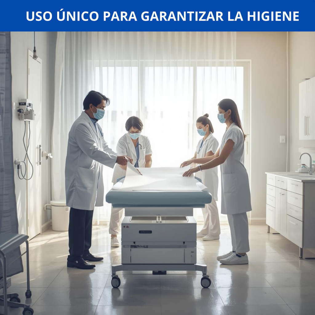 Papel para camilla desechable para hospitales