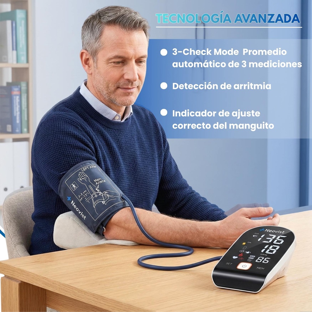 medidor de presión arterial automático