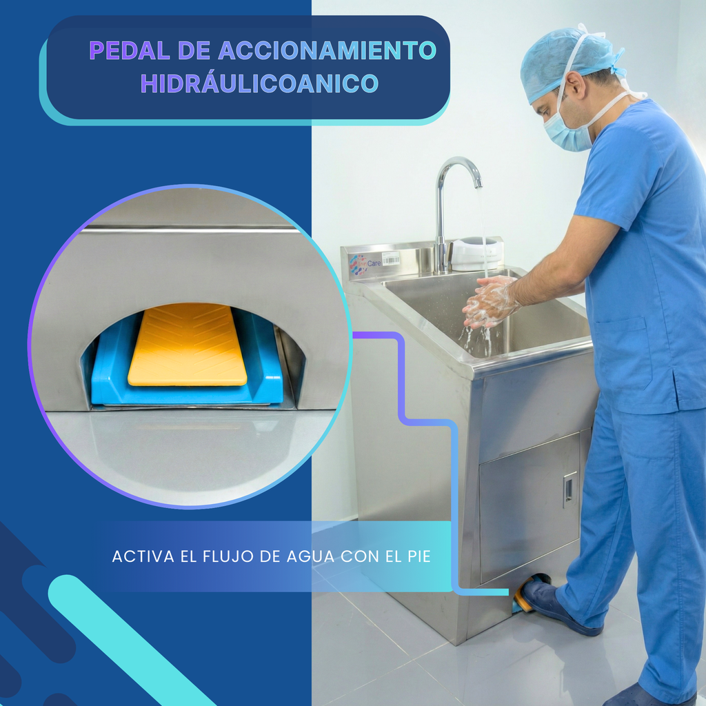 lavamanos quirúrgico equipo hospitalario