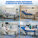 cama hospitalaria con control eléctrico