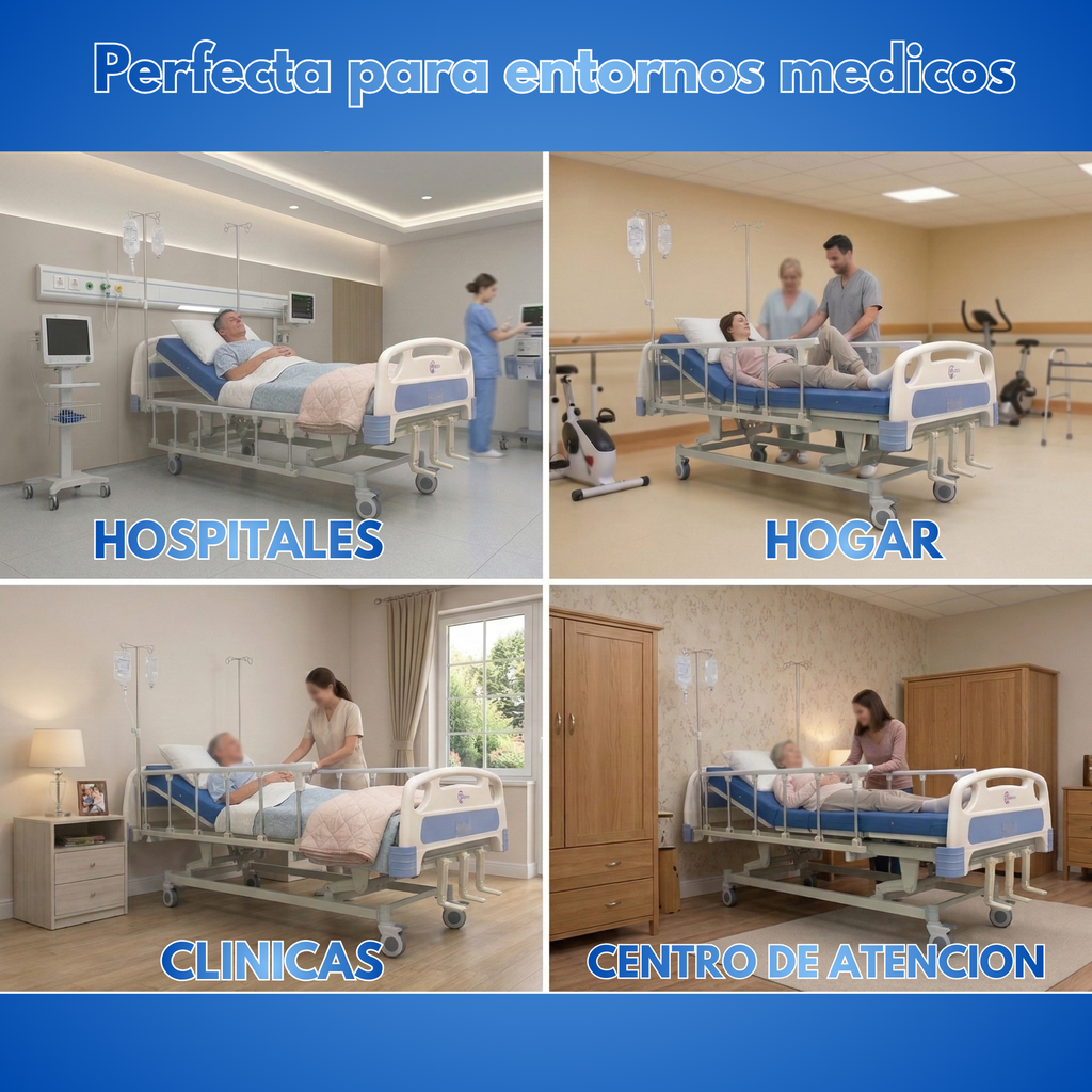 cama hospitalaria profesional para clínicas