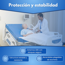 Cama hospitalaria manual de 5 posiciones para clínicas y hospitales