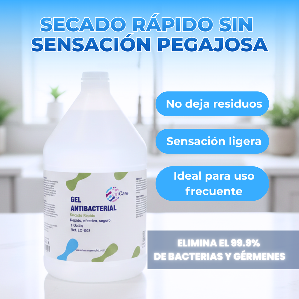 gel antibacterial para hospitales