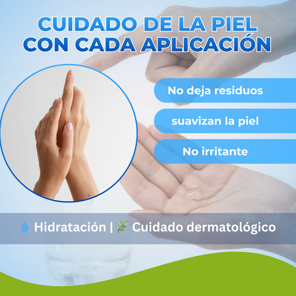 gel antibacterial para higiene de manos